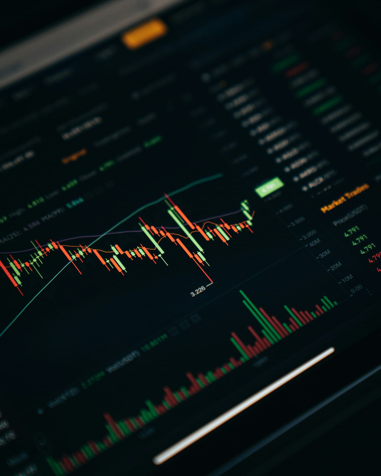 Multi-monitor trading workstation with futures and forex charts