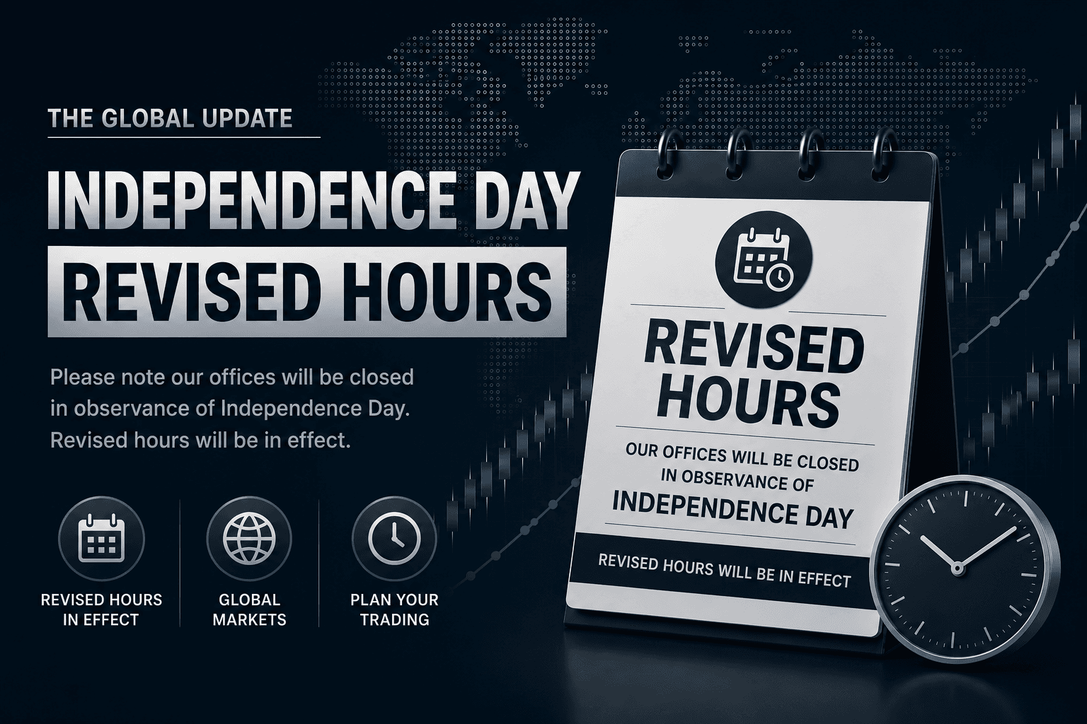Independence Day Holiday - Revised Hours